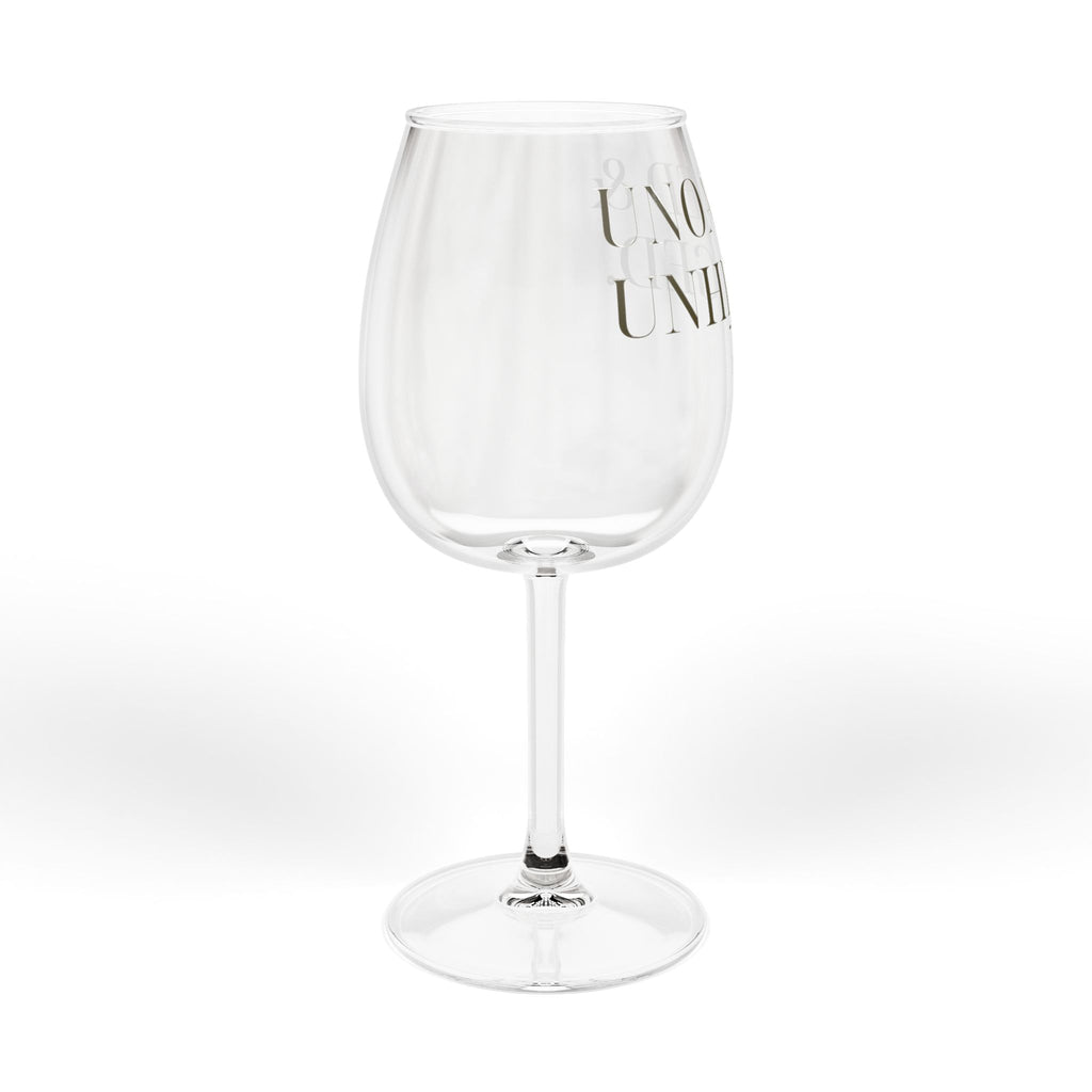 Unoaked & Unhinged Wine Glass