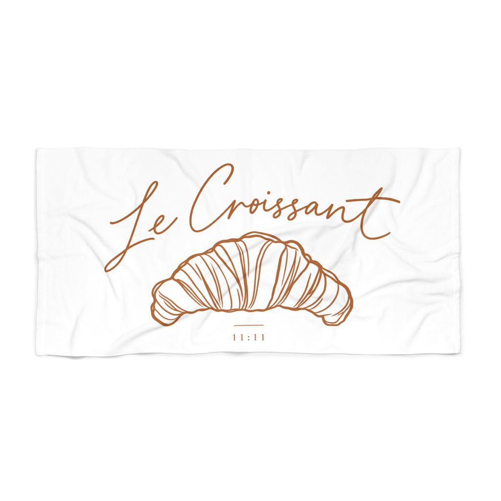 Le Croissant Beach Towel
