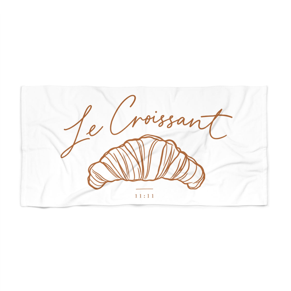 Le Croissant Beach Towel