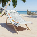 Cabana Bar Cocktail Menu Beach Towel