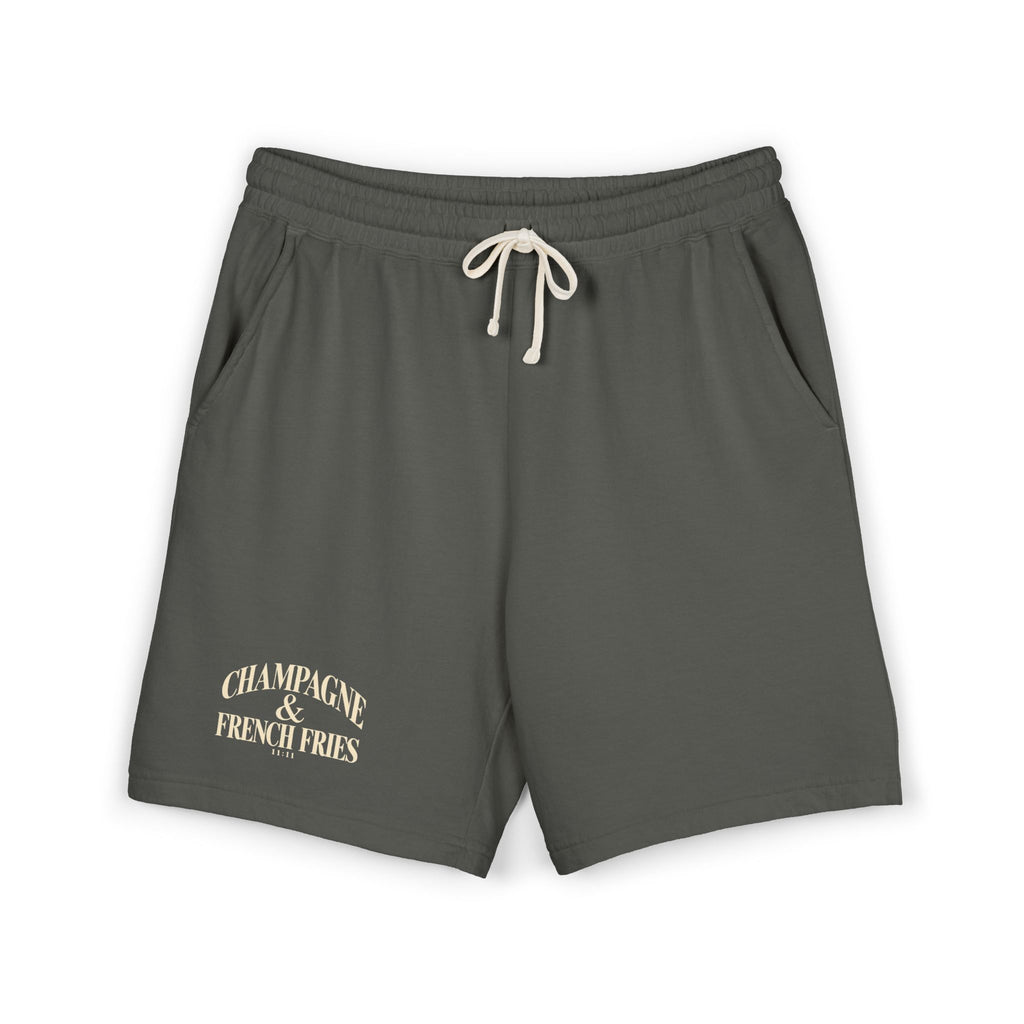 Champagne & French Fries Sweat Shorts