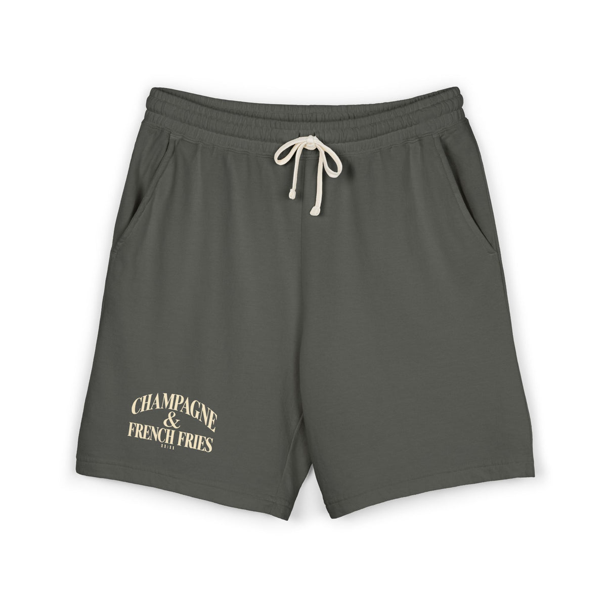 Champagne & French Fries Sweat Shorts