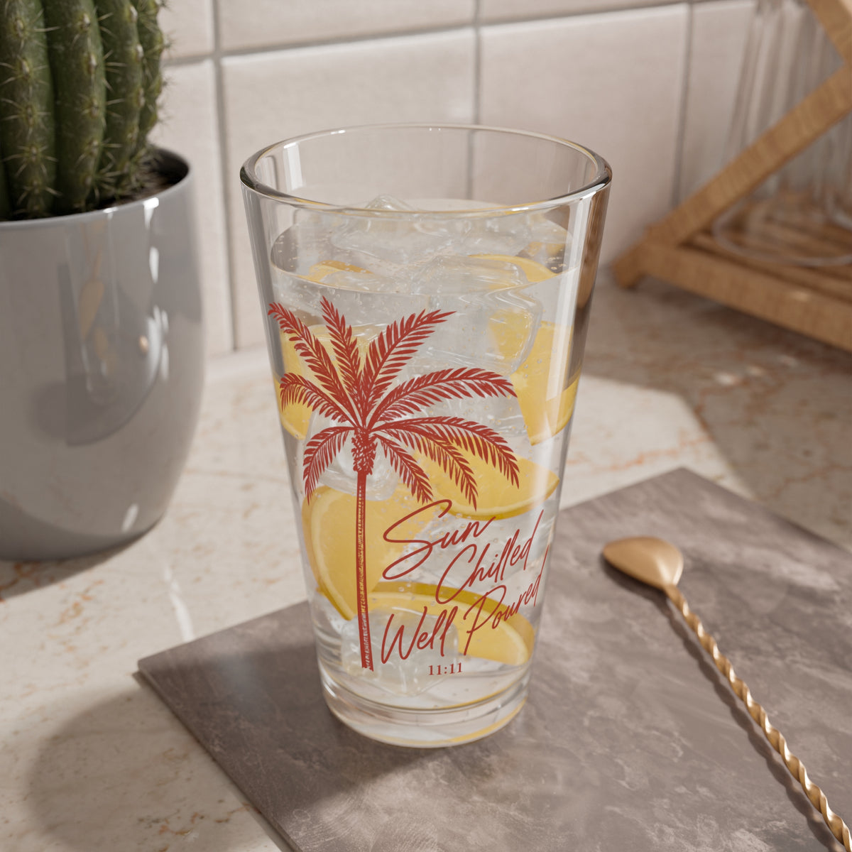 Sun Chilled, Well Poured Cocktail Pint