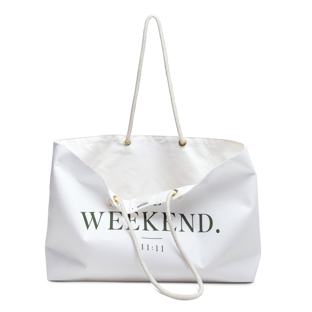 Le Weekend Canvas Weekender Bag
