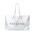 Le Weekend Canvas Weekender Bag