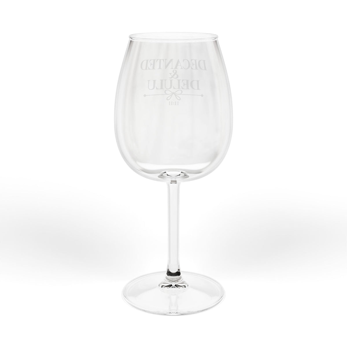 Decanted & Delulu Wine Glass