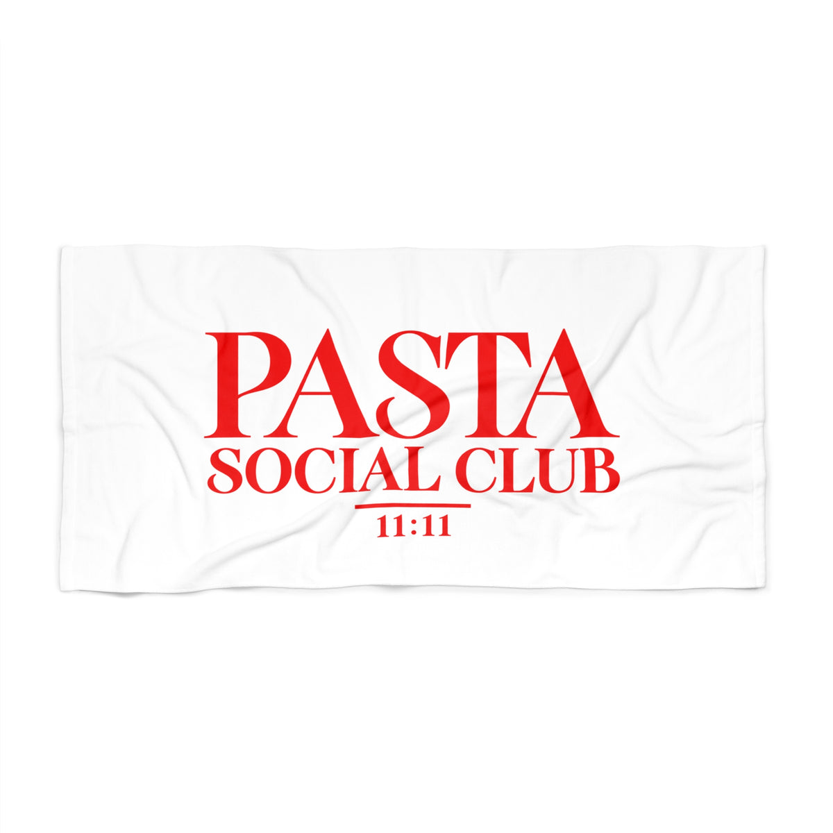 Pasta Social Club Beach Towel