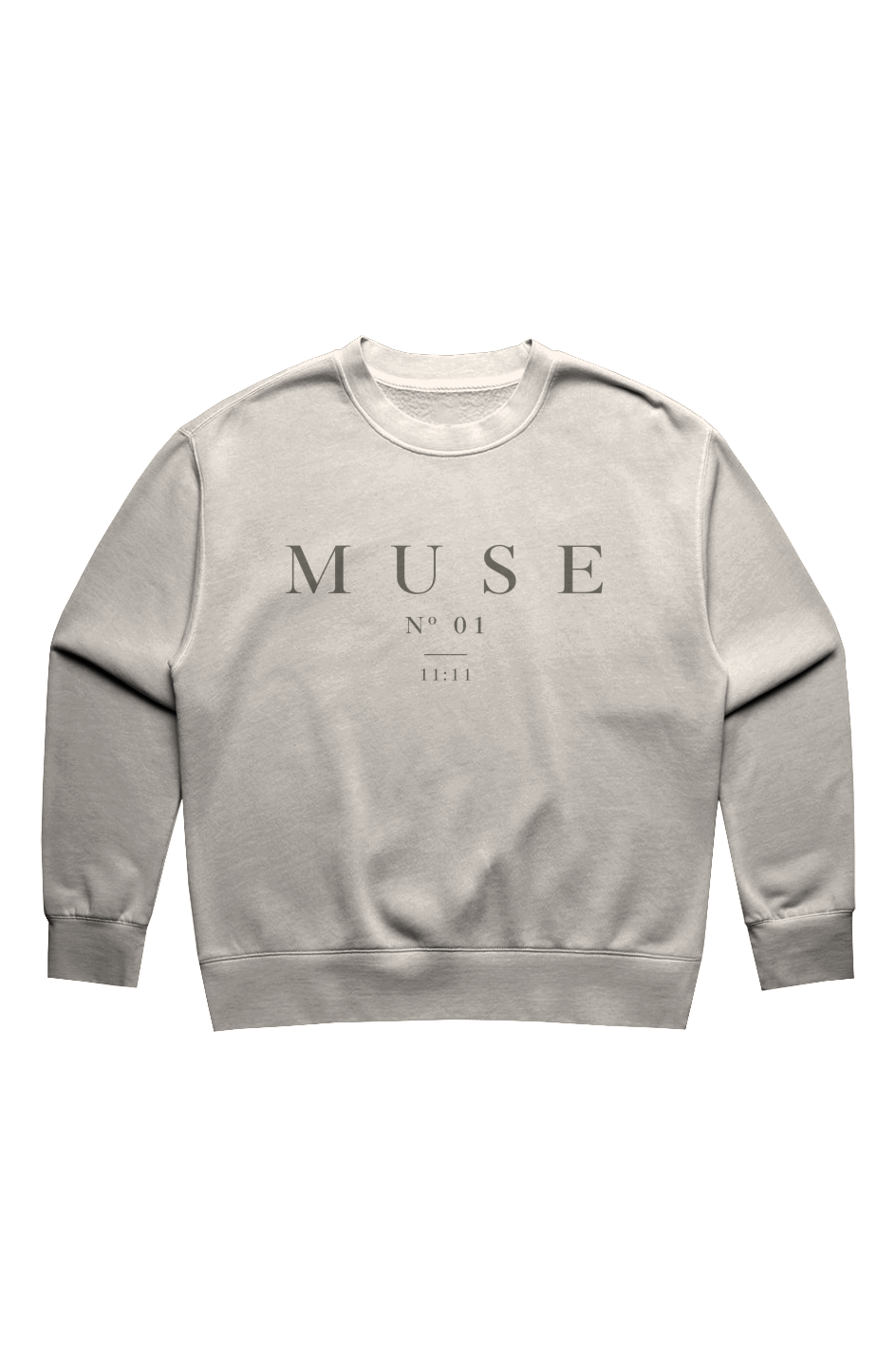 Muse Faded Bone Womens Relax Faded Crew