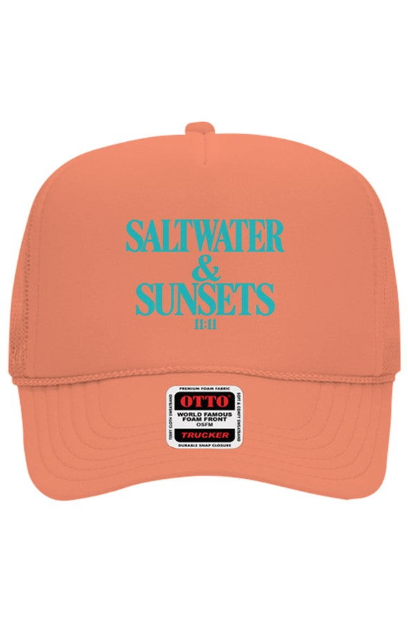 Saltwater amp Sunsets Trucker Hat