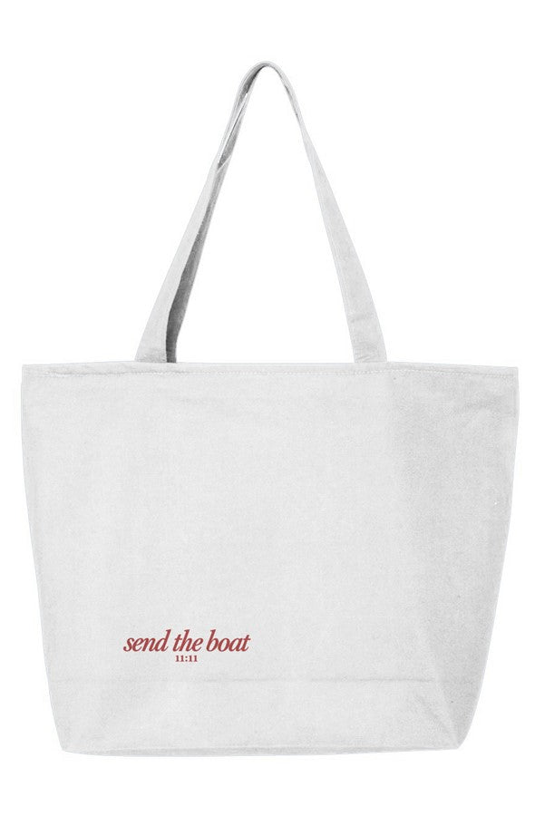 Send the boat Zippered Tote