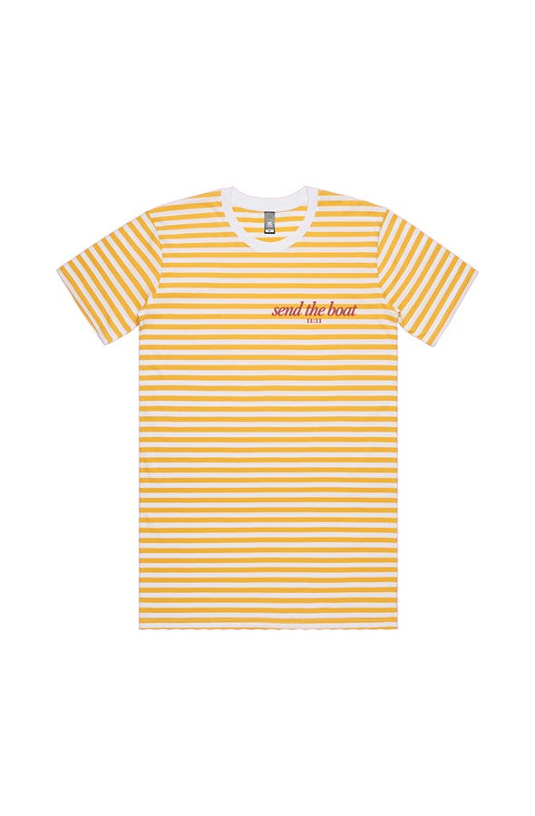 Send The Boat Stripe Tee