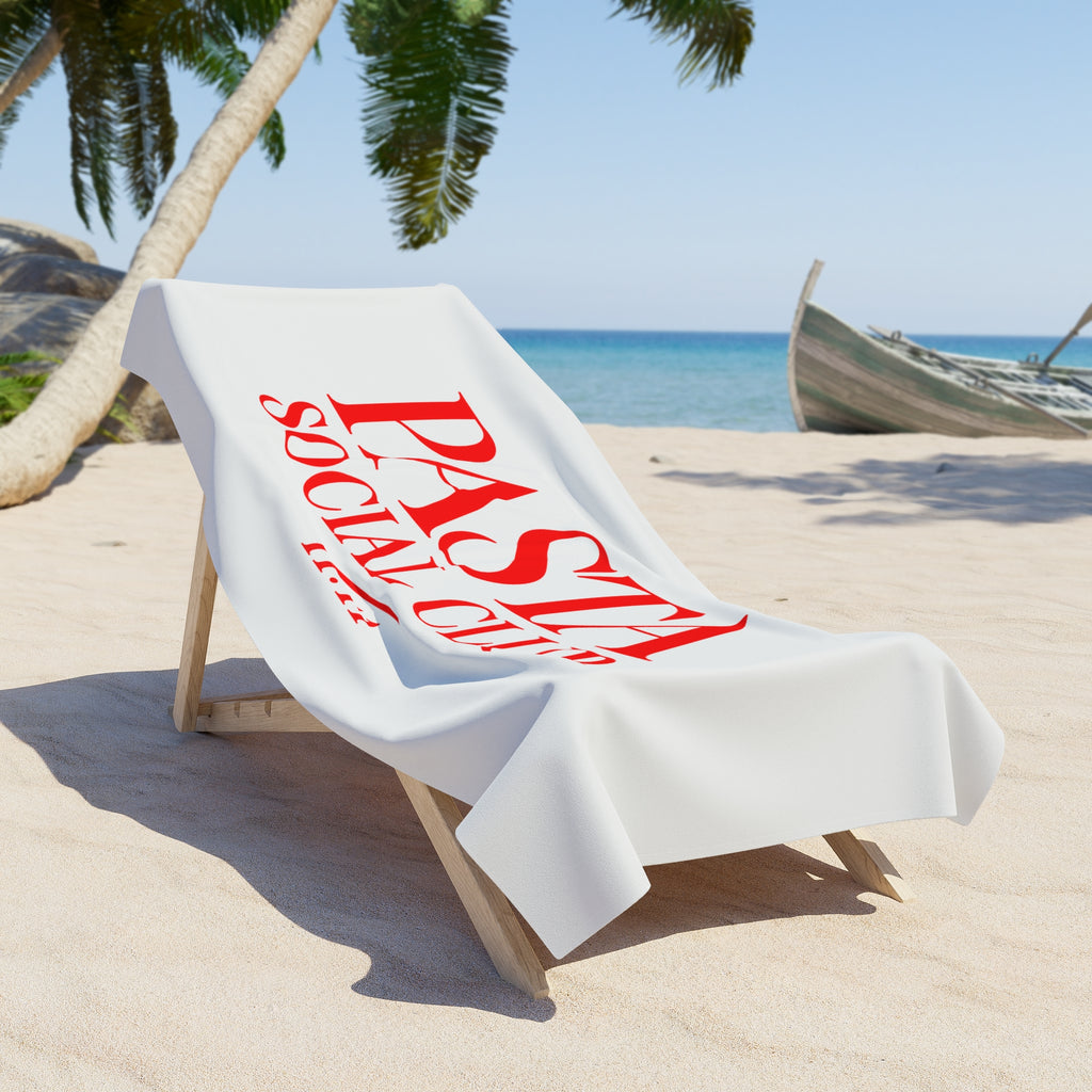Pasta Social Club Beach Towel