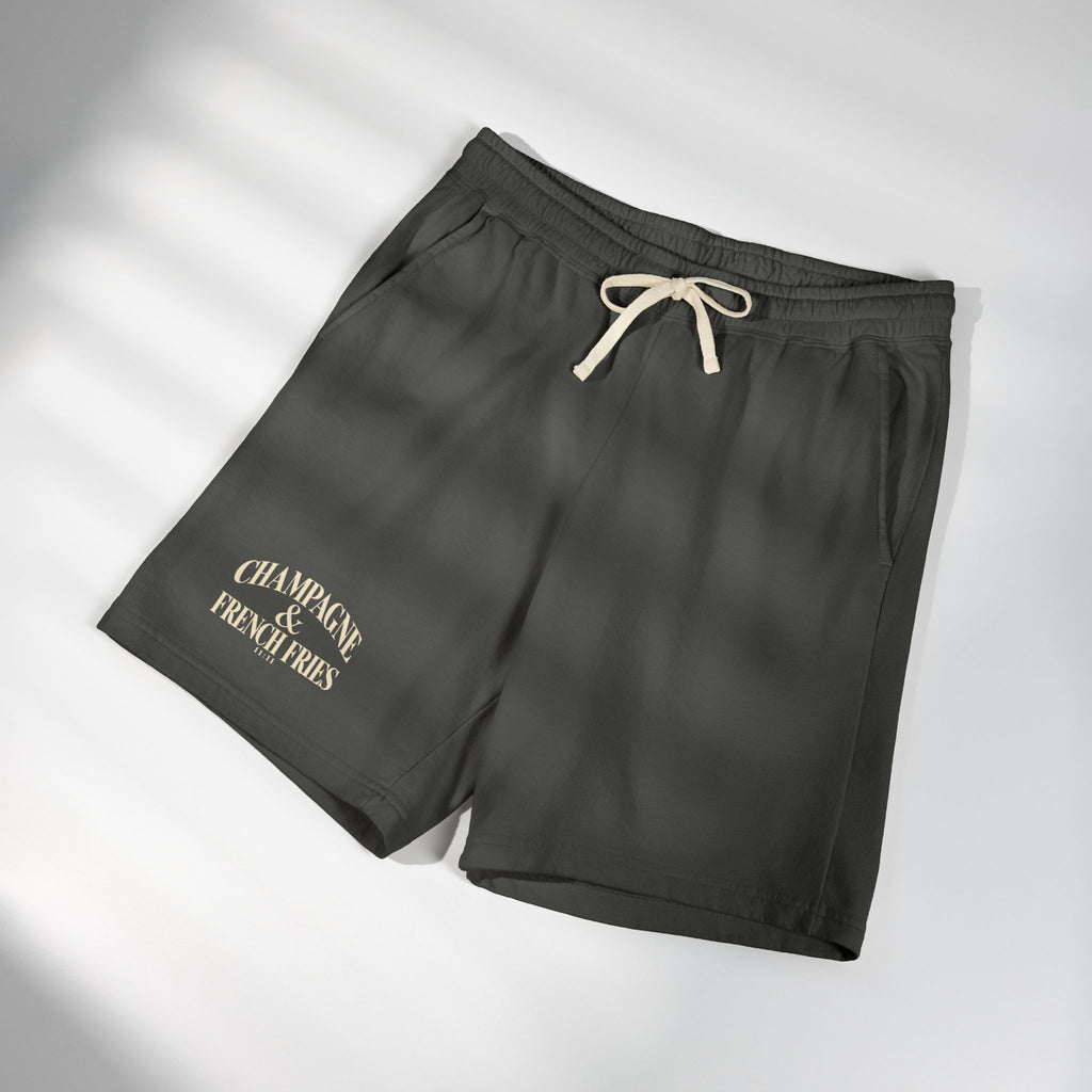 Champagne & French Fries Sweat Shorts