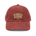 Turkey & Tinis Corduroy Hat