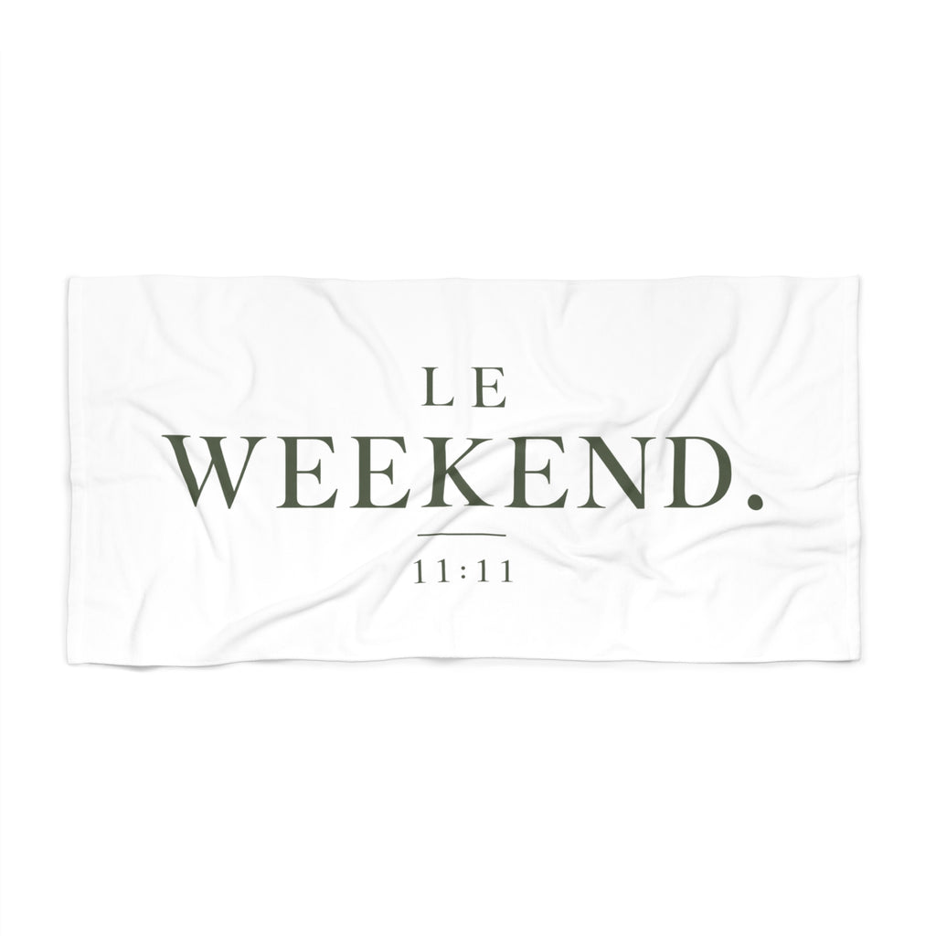 Le Weekend Beach Towel